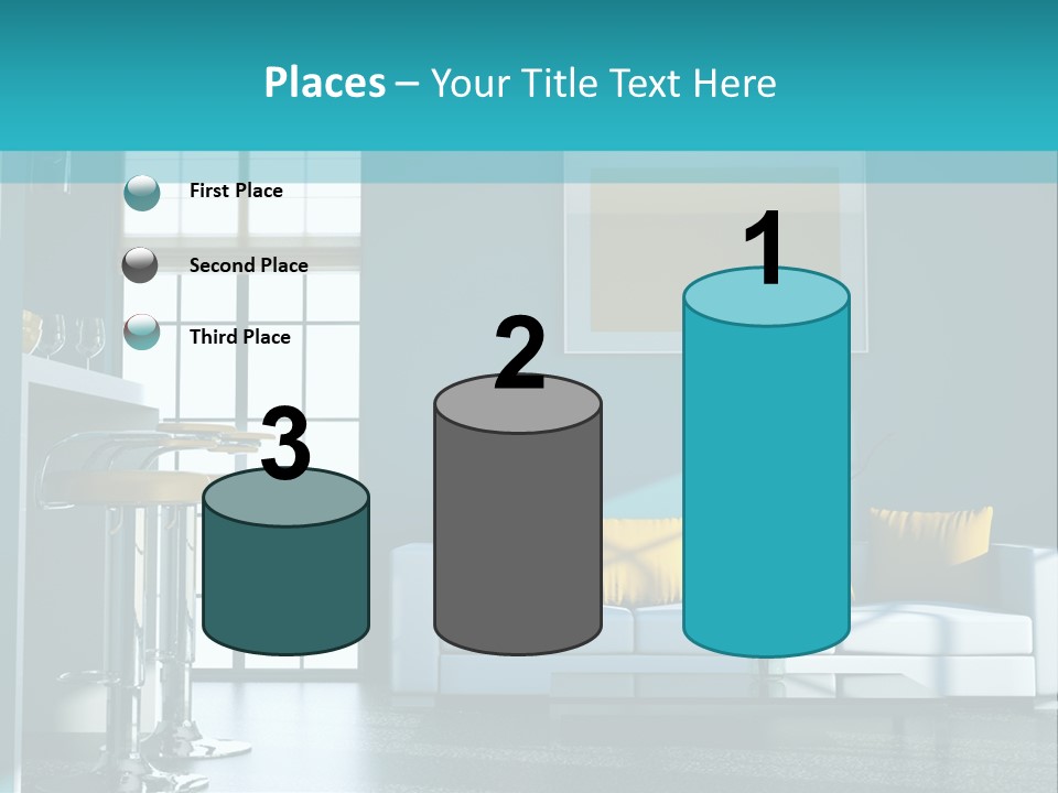 Koch Couch Dekowand PowerPoint Template