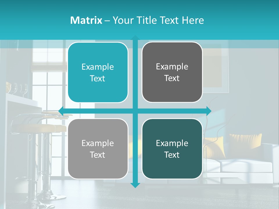 Koch Couch Dekowand PowerPoint Template