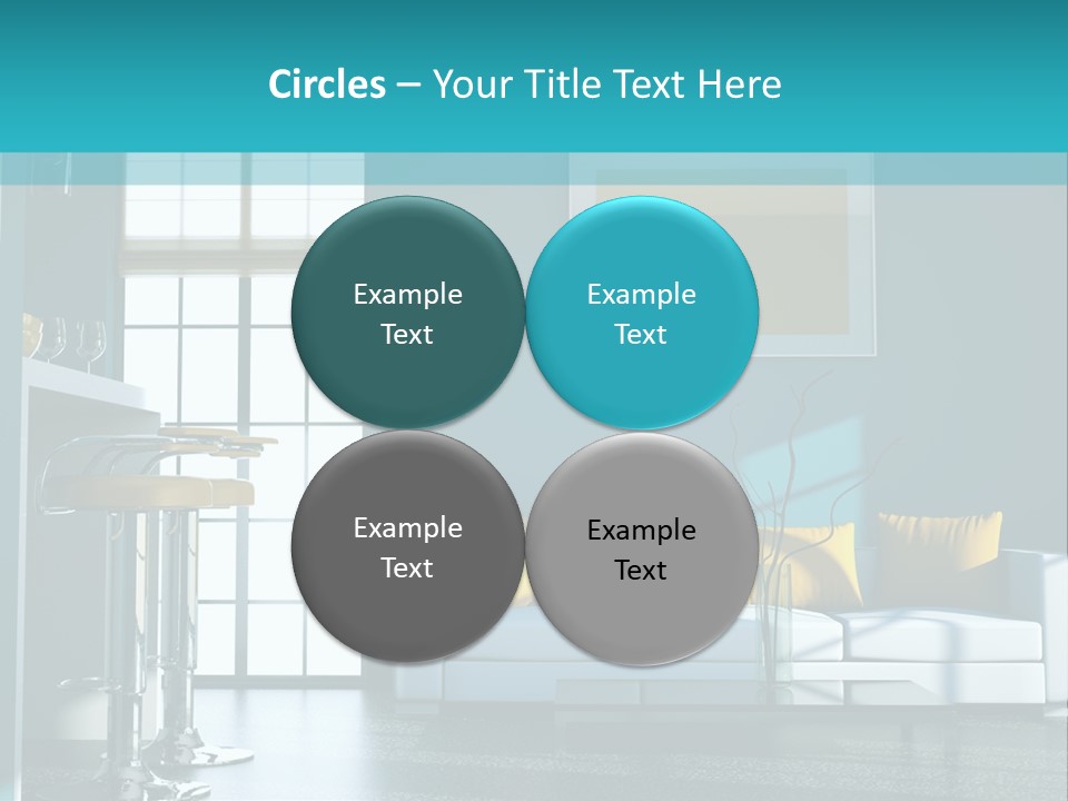 Koch Couch Dekowand PowerPoint Template