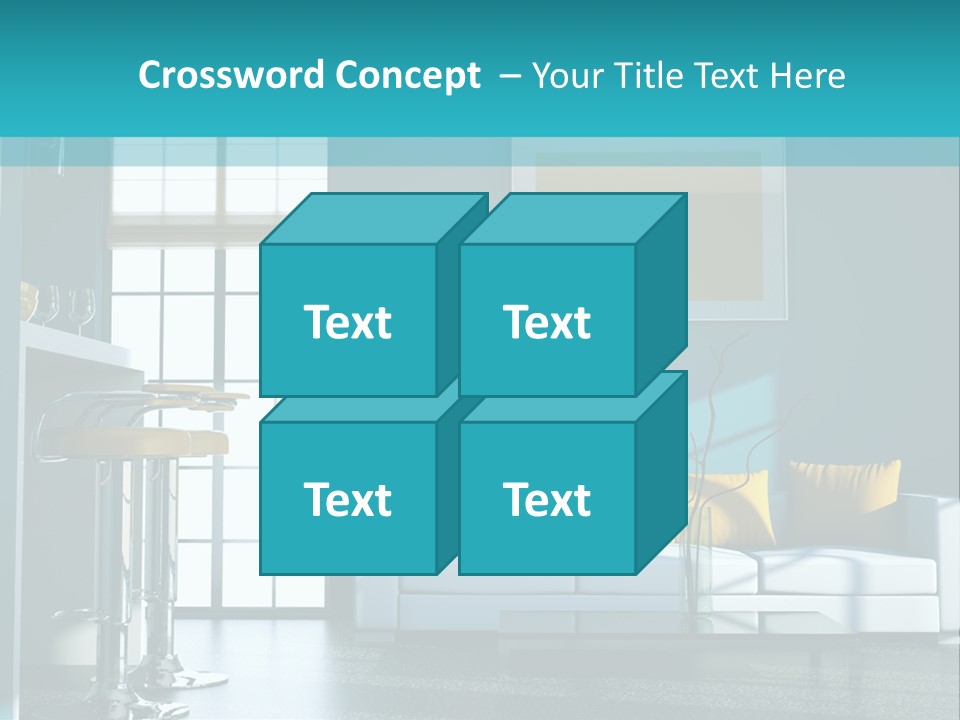 Koch Couch Dekowand PowerPoint Template