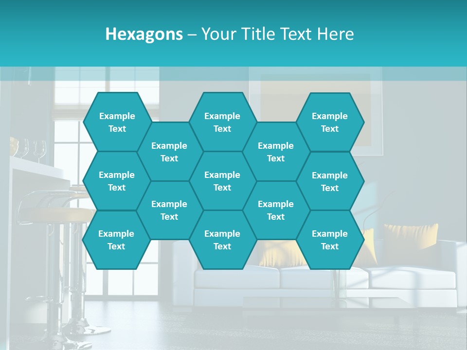 Koch Couch Dekowand PowerPoint Template