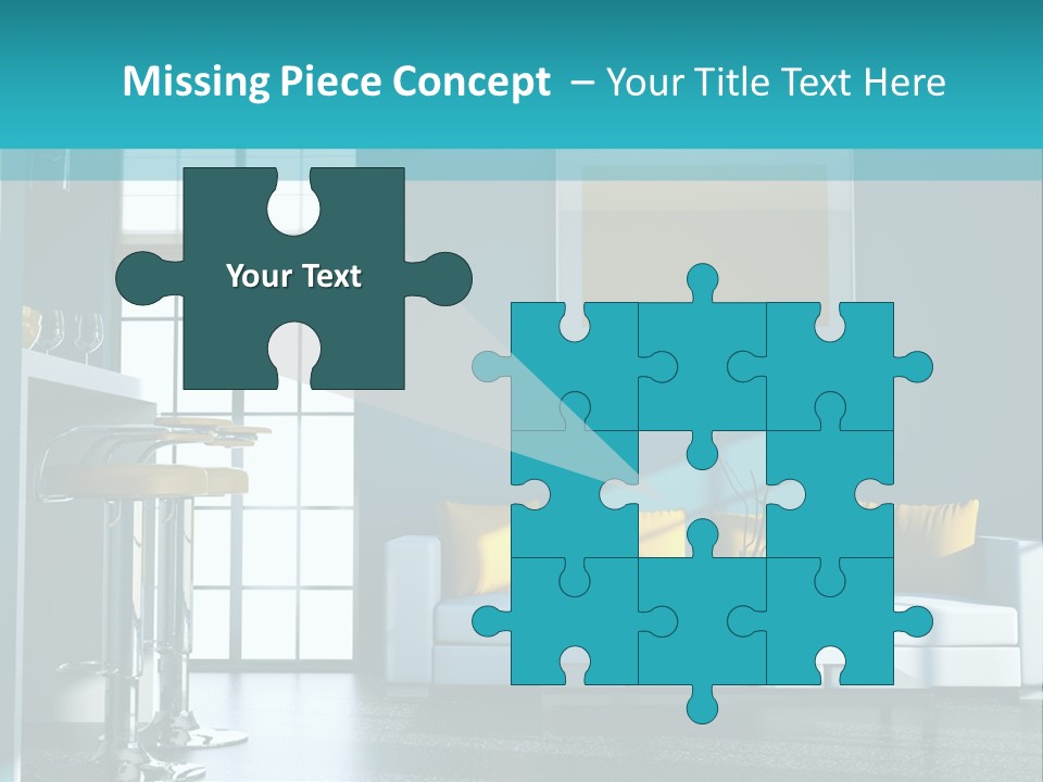 Koch Couch Dekowand PowerPoint Template