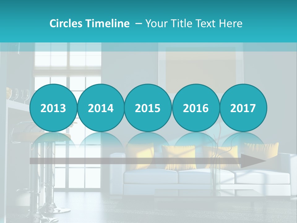 Koch Couch Dekowand PowerPoint Template