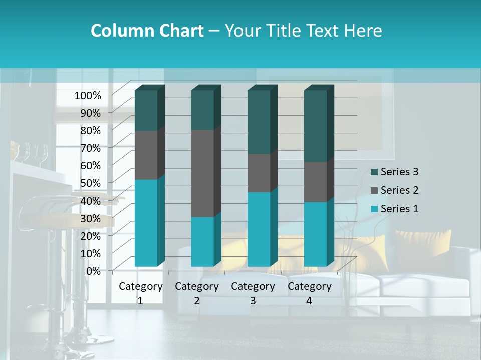 Koch Couch Dekowand PowerPoint Template