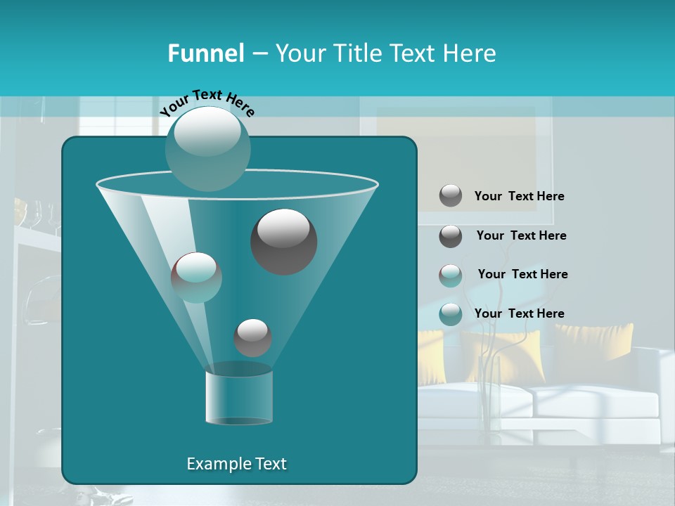 Koch Couch Dekowand PowerPoint Template