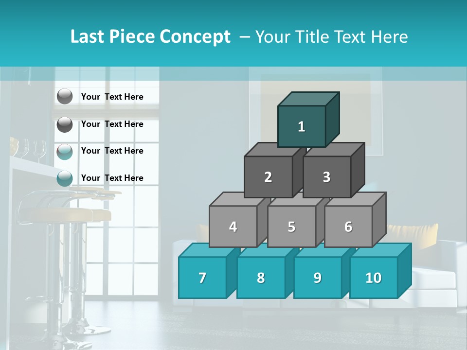 Koch Couch Dekowand PowerPoint Template