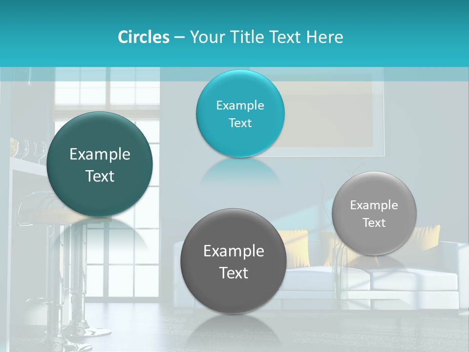 Koch Couch Dekowand PowerPoint Template