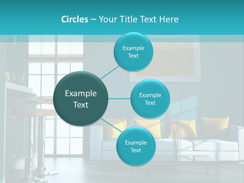 Koch Couch Dekowand PowerPoint Template