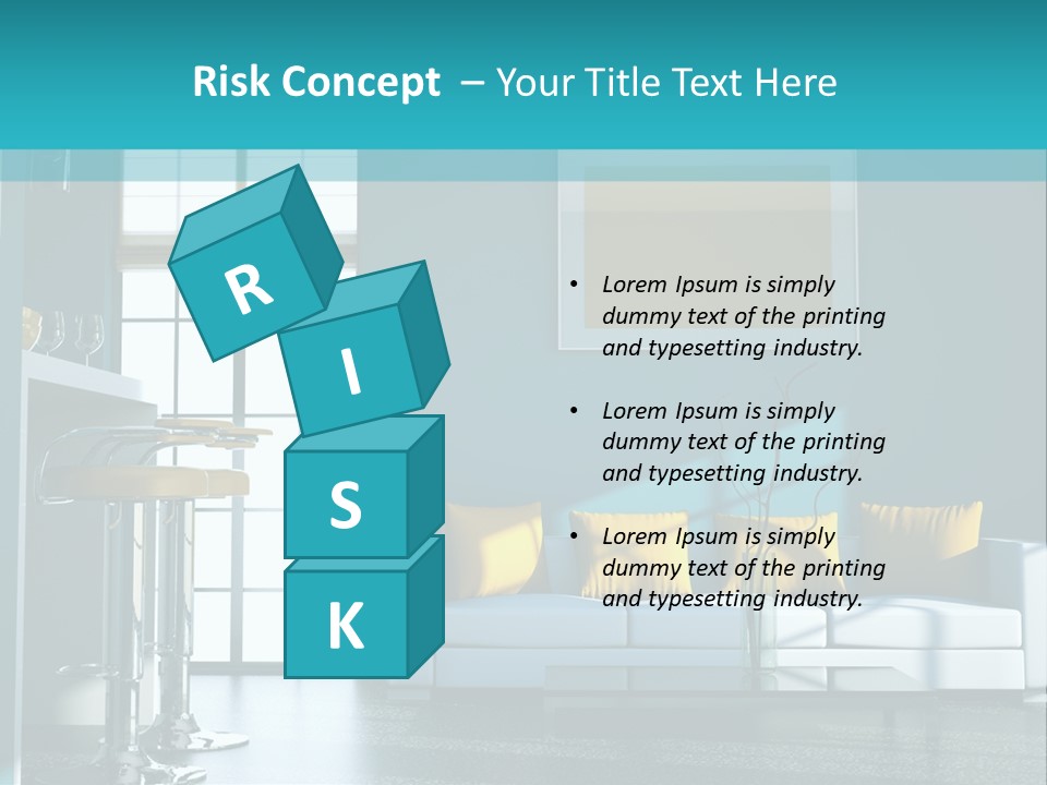 Koch Couch Dekowand PowerPoint Template