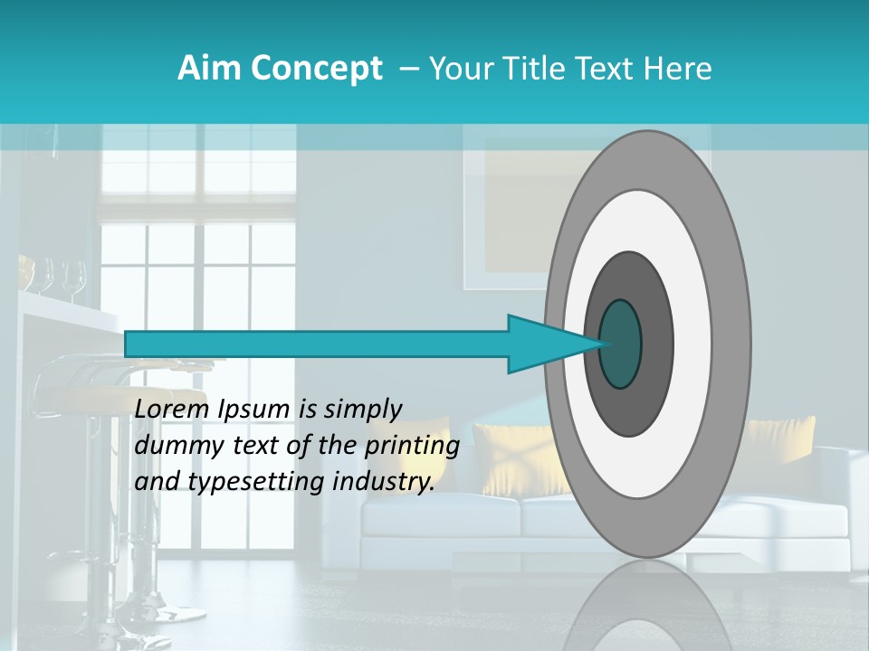 Koch Couch Dekowand PowerPoint Template