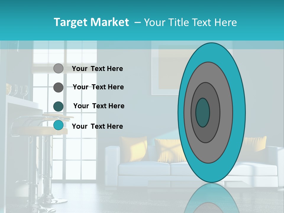 Koch Couch Dekowand PowerPoint Template