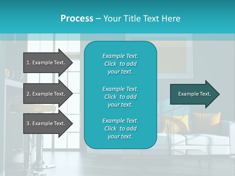 Koch Couch Dekowand PowerPoint Template