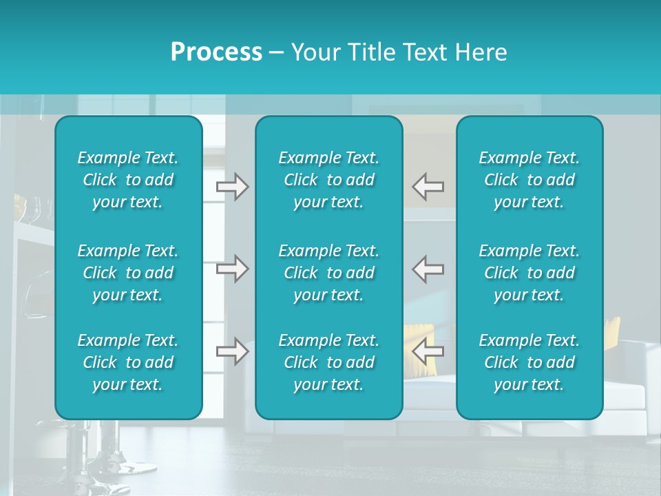 Koch Couch Dekowand PowerPoint Template