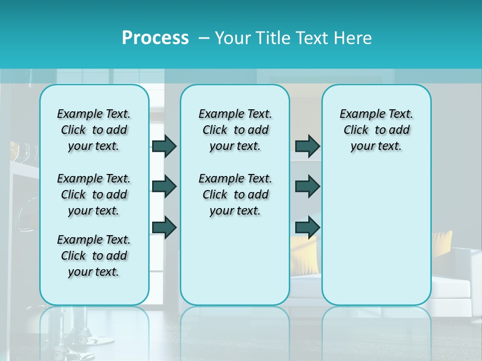 Koch Couch Dekowand PowerPoint Template