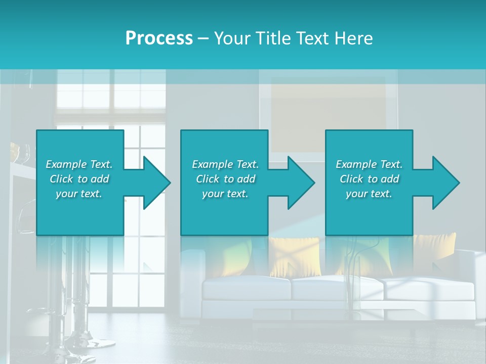 Koch Couch Dekowand PowerPoint Template
