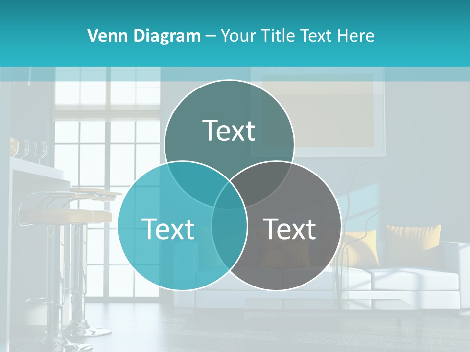 Koch Couch Dekowand PowerPoint Template