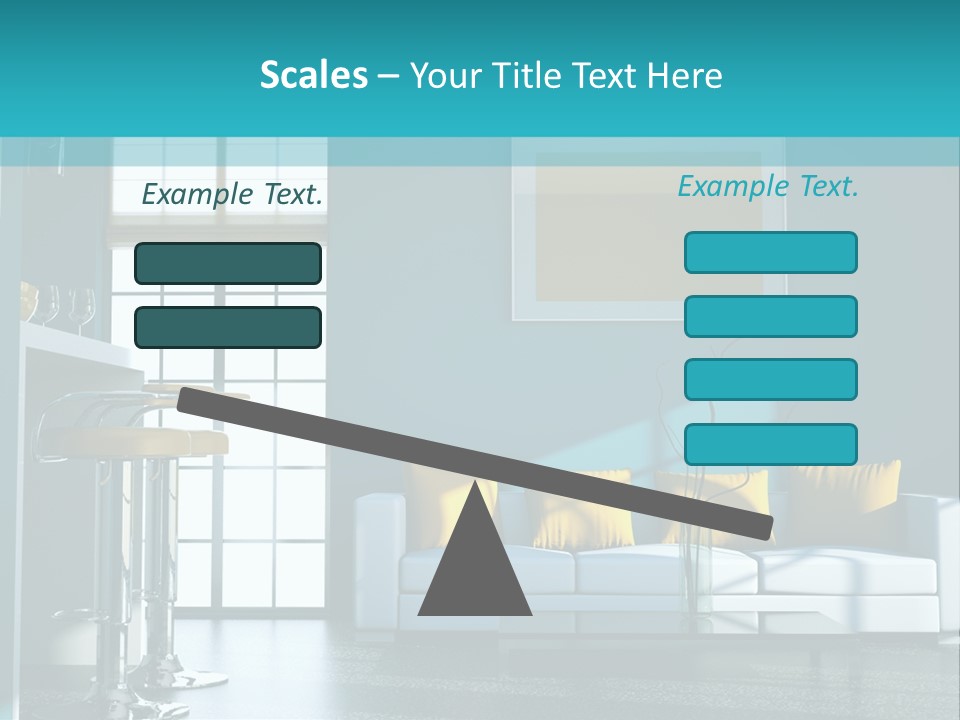 Koch Couch Dekowand PowerPoint Template