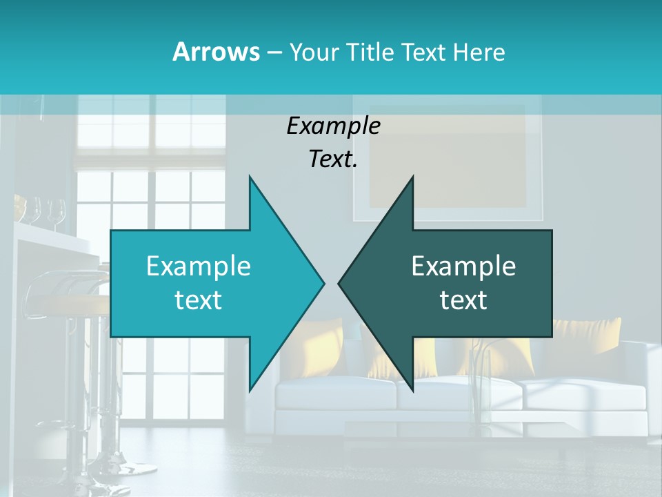 Koch Couch Dekowand PowerPoint Template