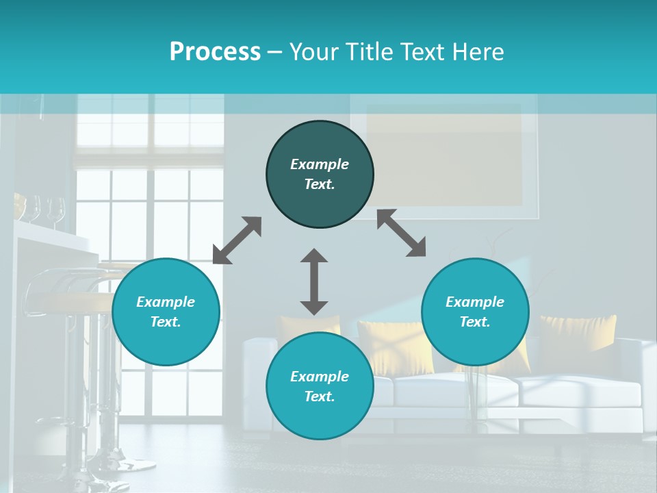 Koch Couch Dekowand PowerPoint Template