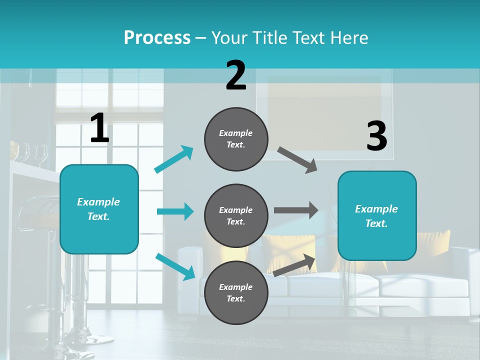 Koch Couch Dekowand PowerPoint Template
