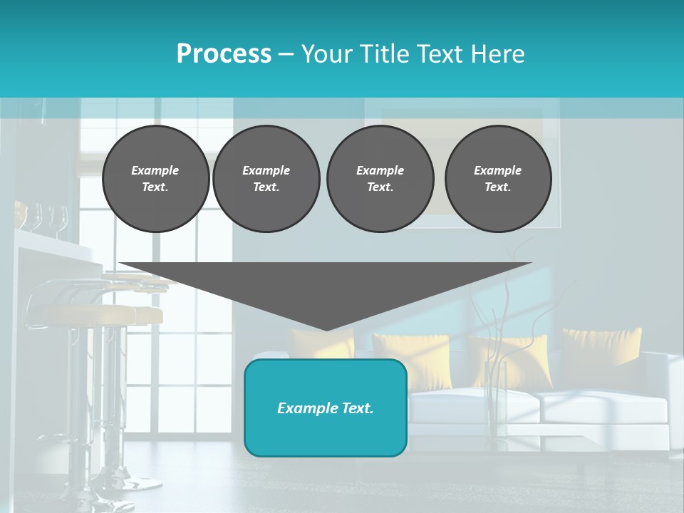 Koch Couch Dekowand PowerPoint Template