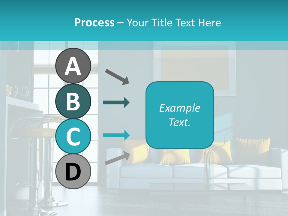 Koch Couch Dekowand PowerPoint Template