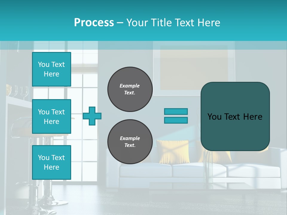 Koch Couch Dekowand PowerPoint Template