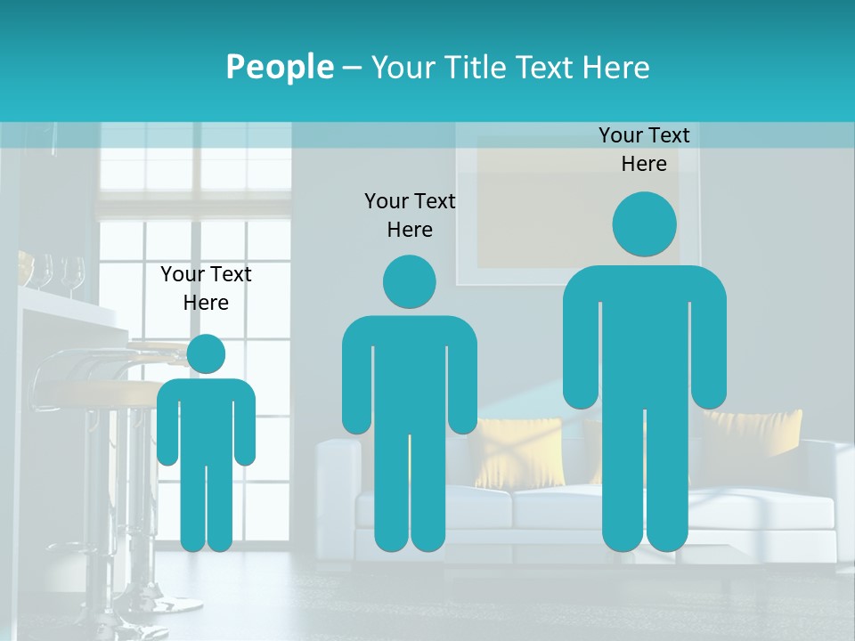 Koch Couch Dekowand PowerPoint Template