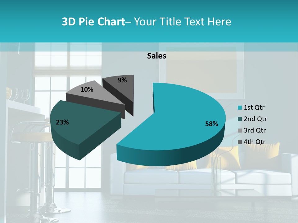 Koch Couch Dekowand PowerPoint Template