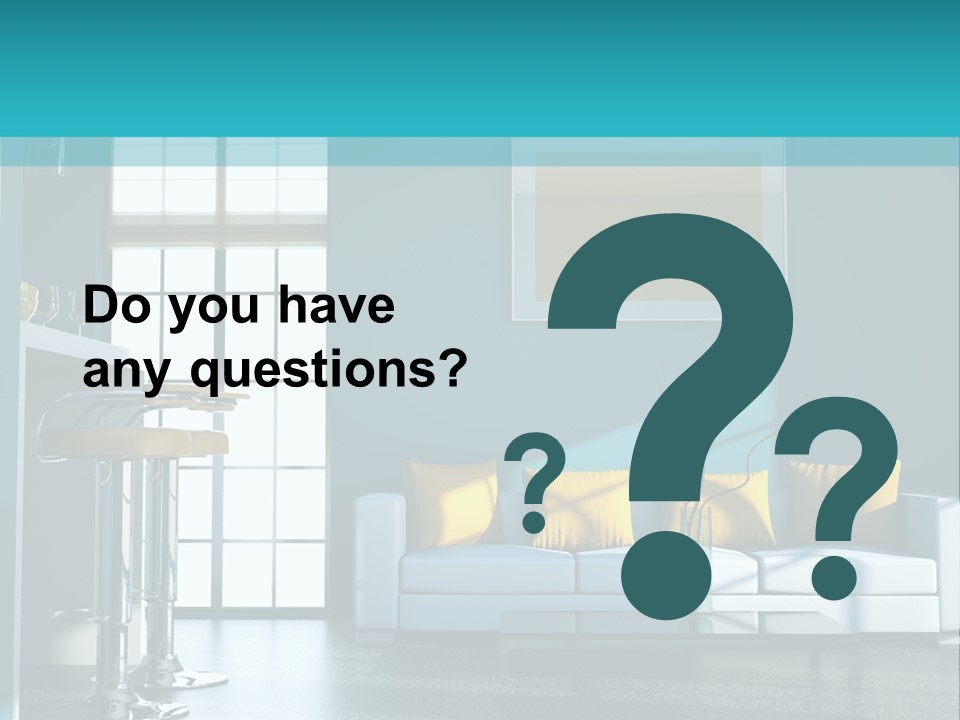 Koch Couch Dekowand PowerPoint Template