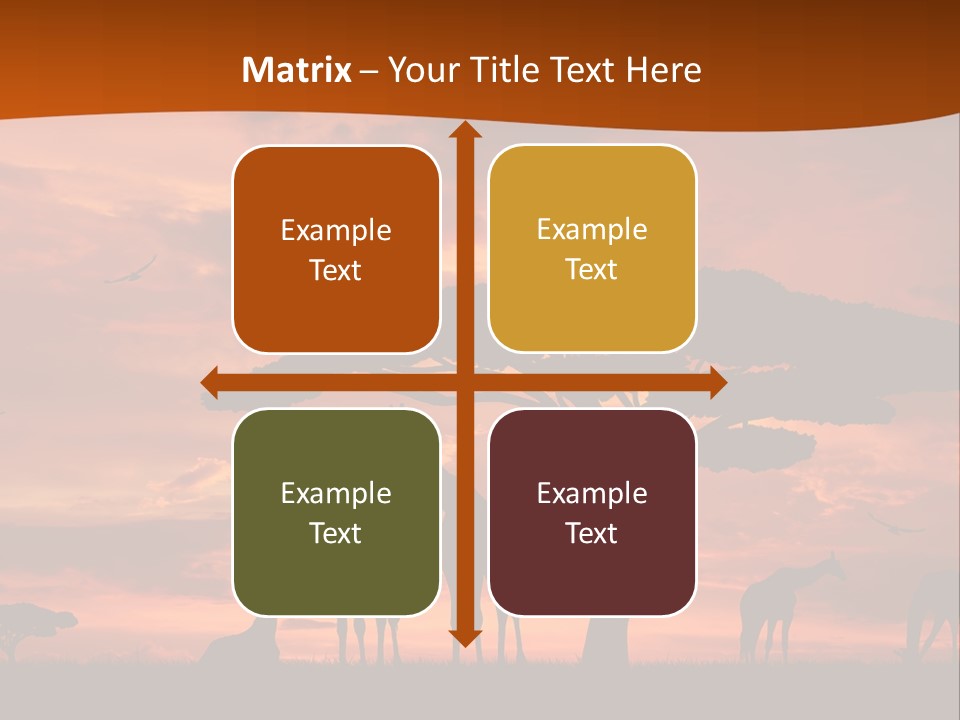 Orange Africa Kenya PowerPoint Template