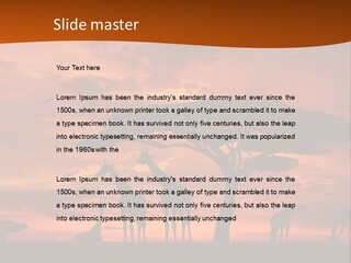 Orange Africa Kenya PowerPoint Template
