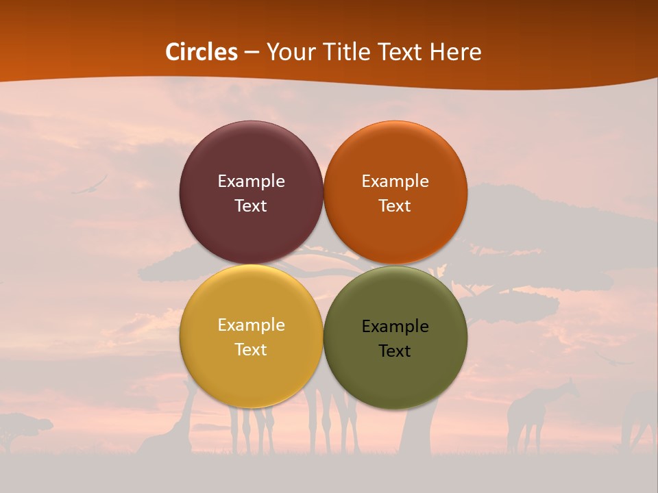Orange Africa Kenya PowerPoint Template