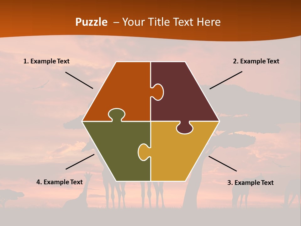 Orange Africa Kenya PowerPoint Template