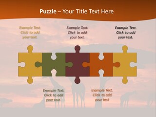 Orange Africa Kenya PowerPoint Template