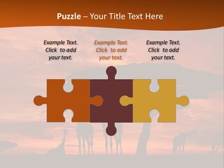 Orange Africa Kenya PowerPoint Template
