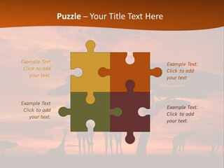 Orange Africa Kenya PowerPoint Template