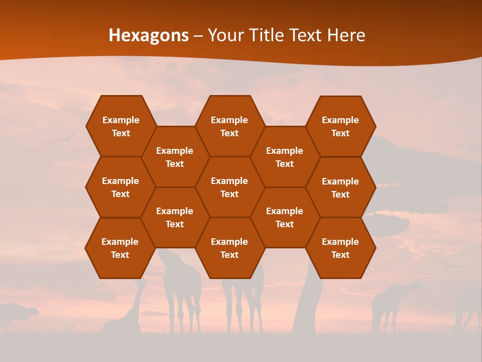 Orange Africa Kenya PowerPoint Template