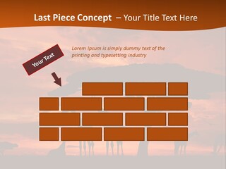 Orange Africa Kenya PowerPoint Template