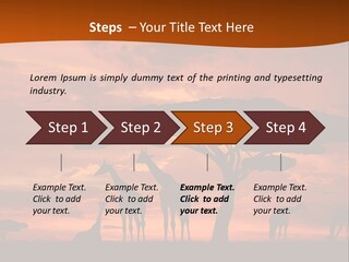 Orange Africa Kenya PowerPoint Template