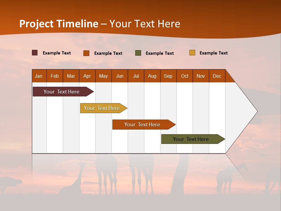 Orange Africa Kenya PowerPoint Template