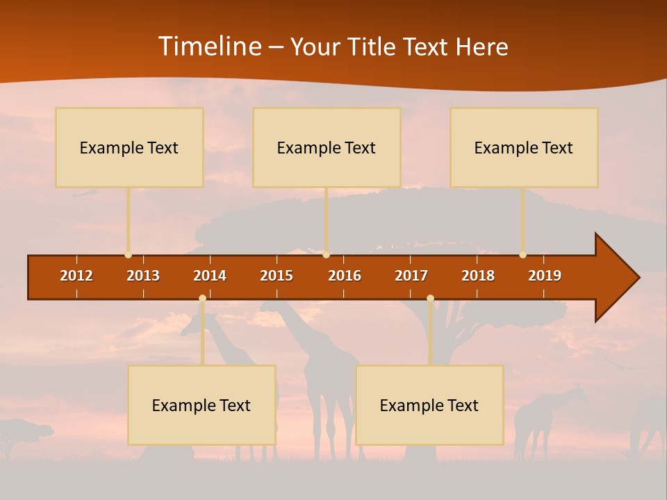 Orange Africa Kenya PowerPoint Template