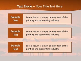 Orange Africa Kenya PowerPoint Template
