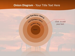 Orange Africa Kenya PowerPoint Template