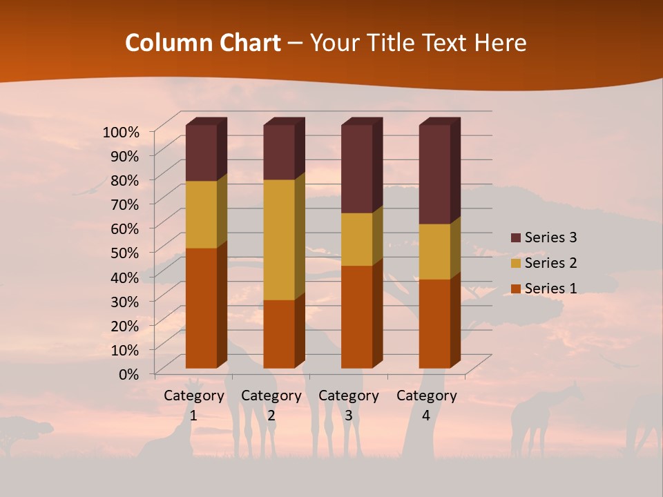 Orange Africa Kenya PowerPoint Template