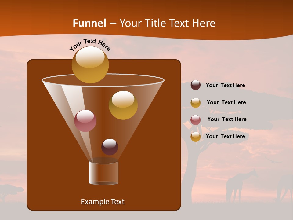 Orange Africa Kenya PowerPoint Template
