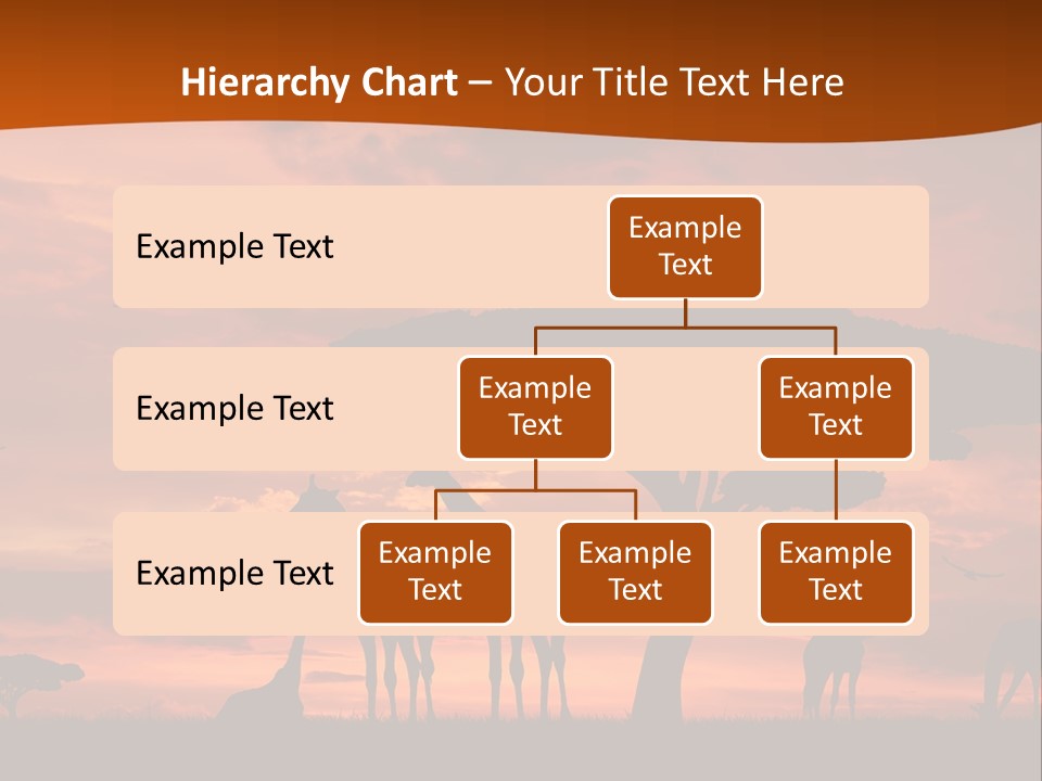Orange Africa Kenya PowerPoint Template