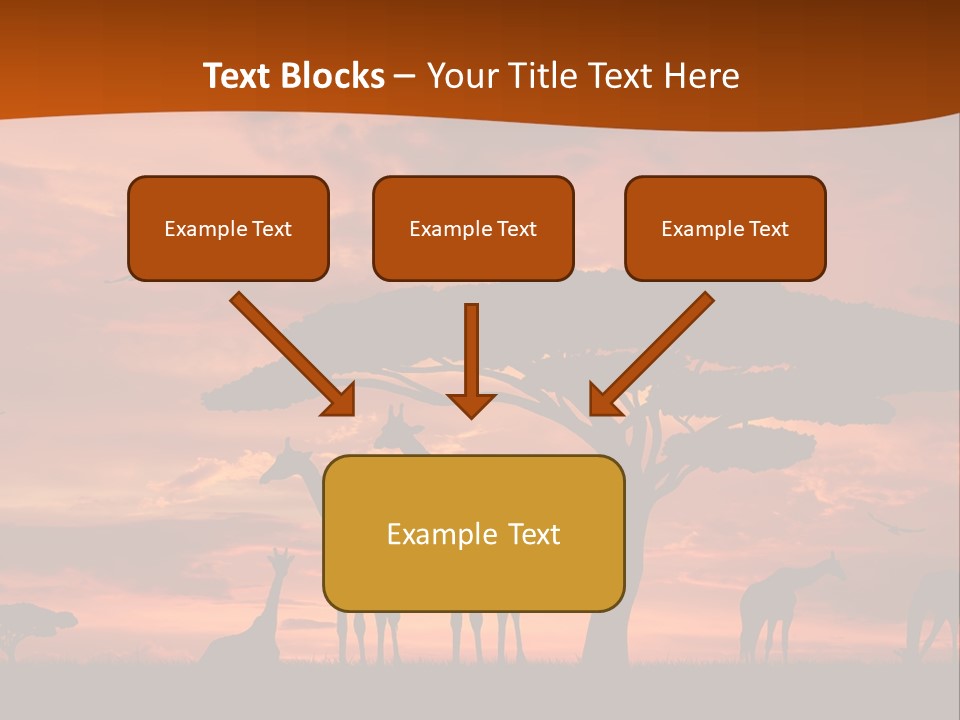 Orange Africa Kenya PowerPoint Template