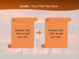 Orange Africa Kenya PowerPoint Template