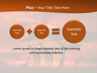 Orange Africa Kenya PowerPoint Template